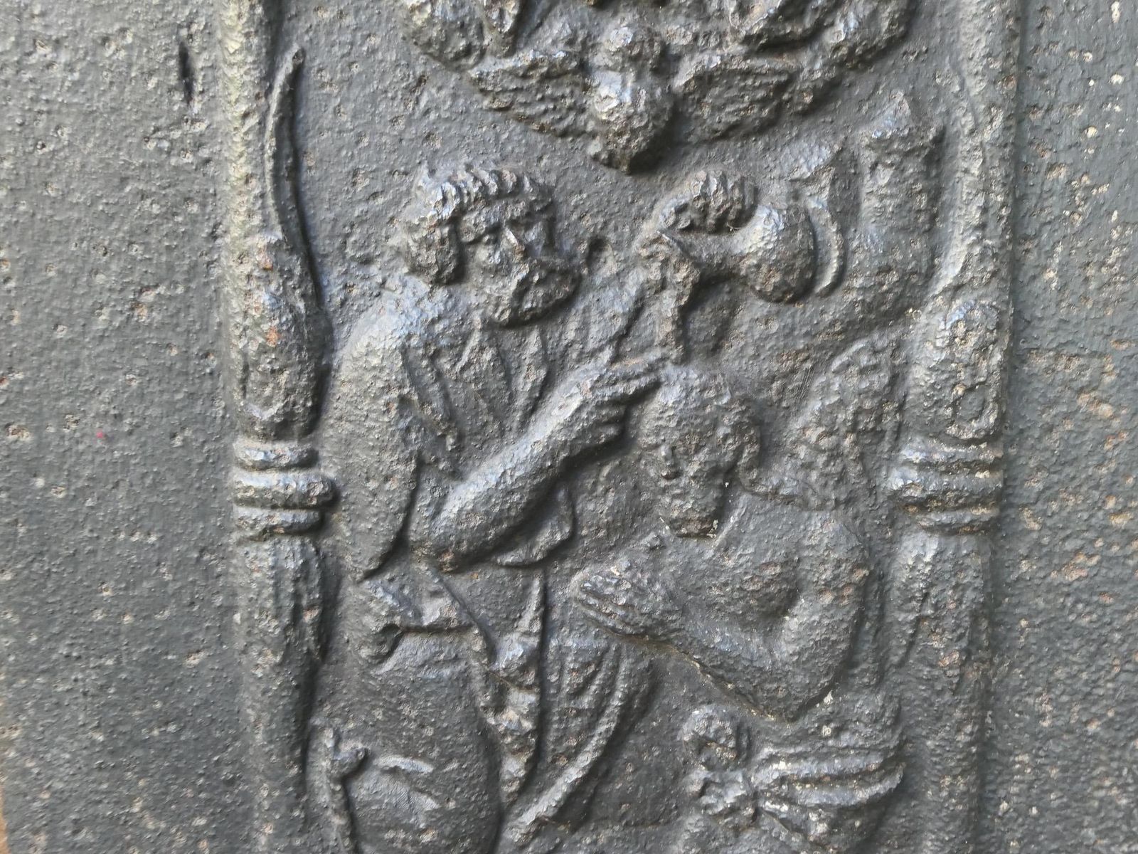 photo furniture 18th Century French 'John The Baptist' Fireback