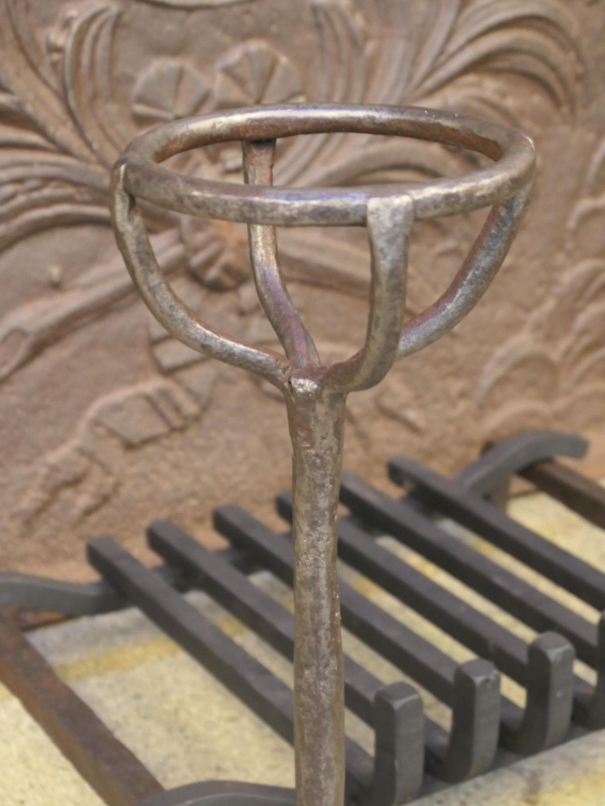 French Louis XV Period Fireplace Grate Or Fire Basket, 18th Century photo buy