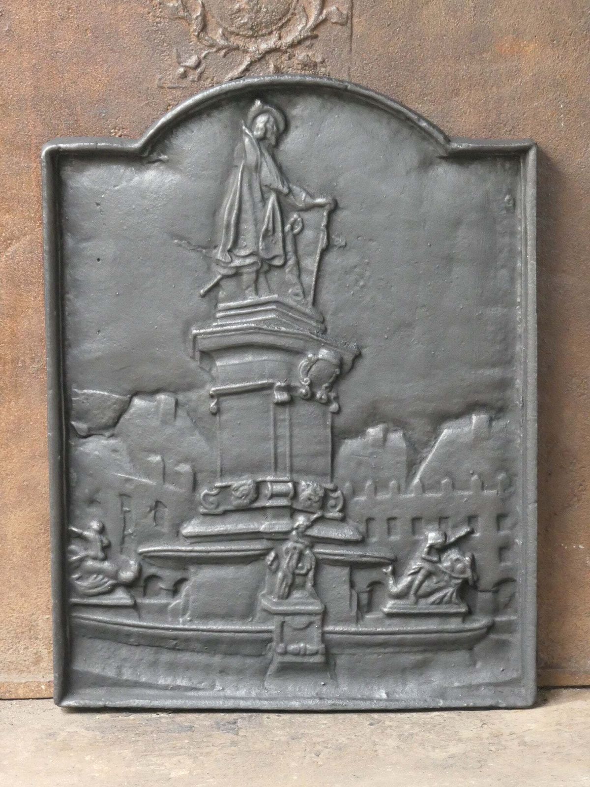 19th 20th Century French 'D'artagnan' Fireback photo furniture