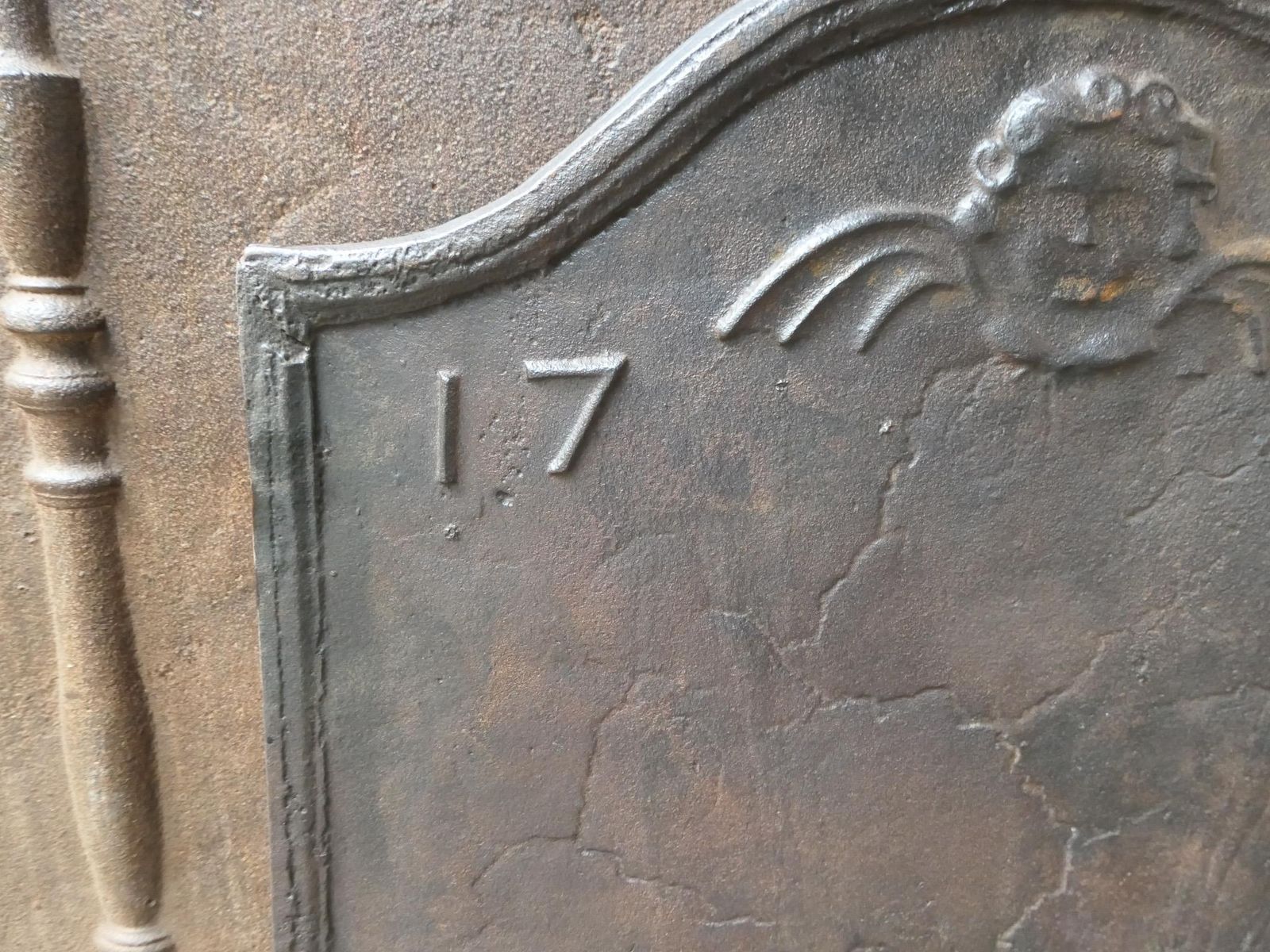 photo for sale 18th Century French Louis XV Period Fireback / Backsplash