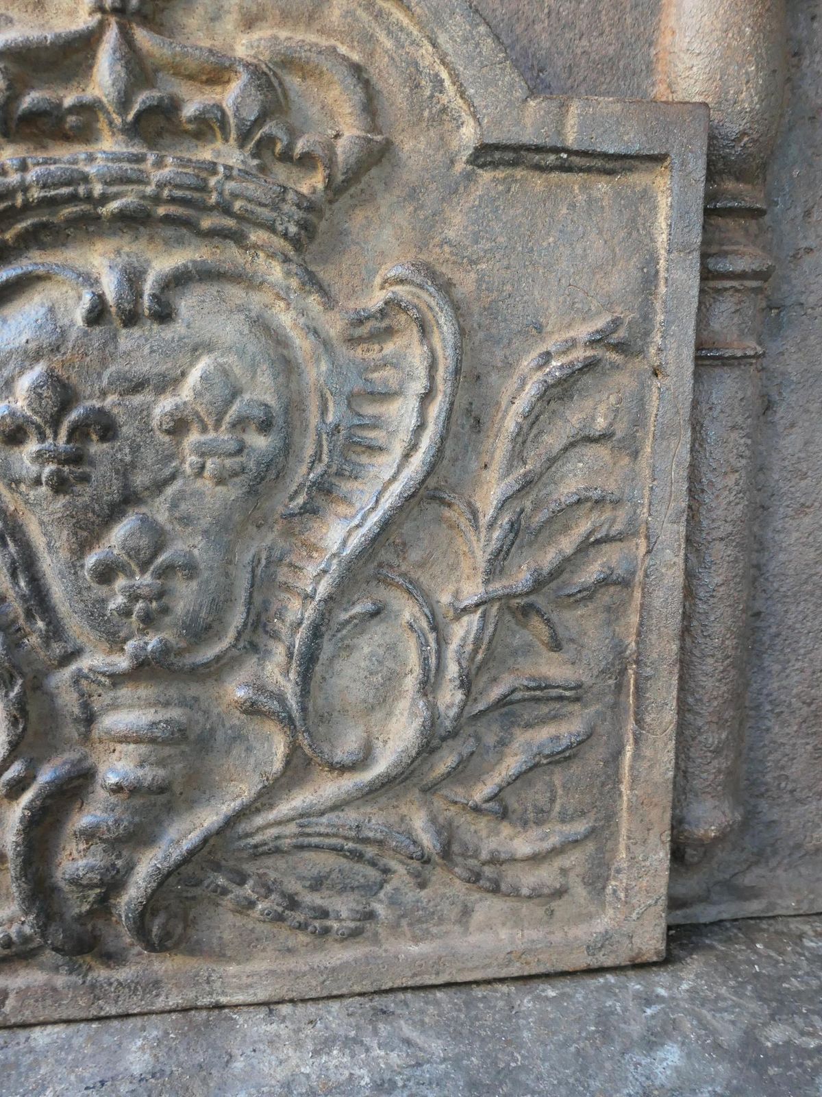 18th Century French Louis XV 'Arms Of France' Fireback / Backsplash photo buy