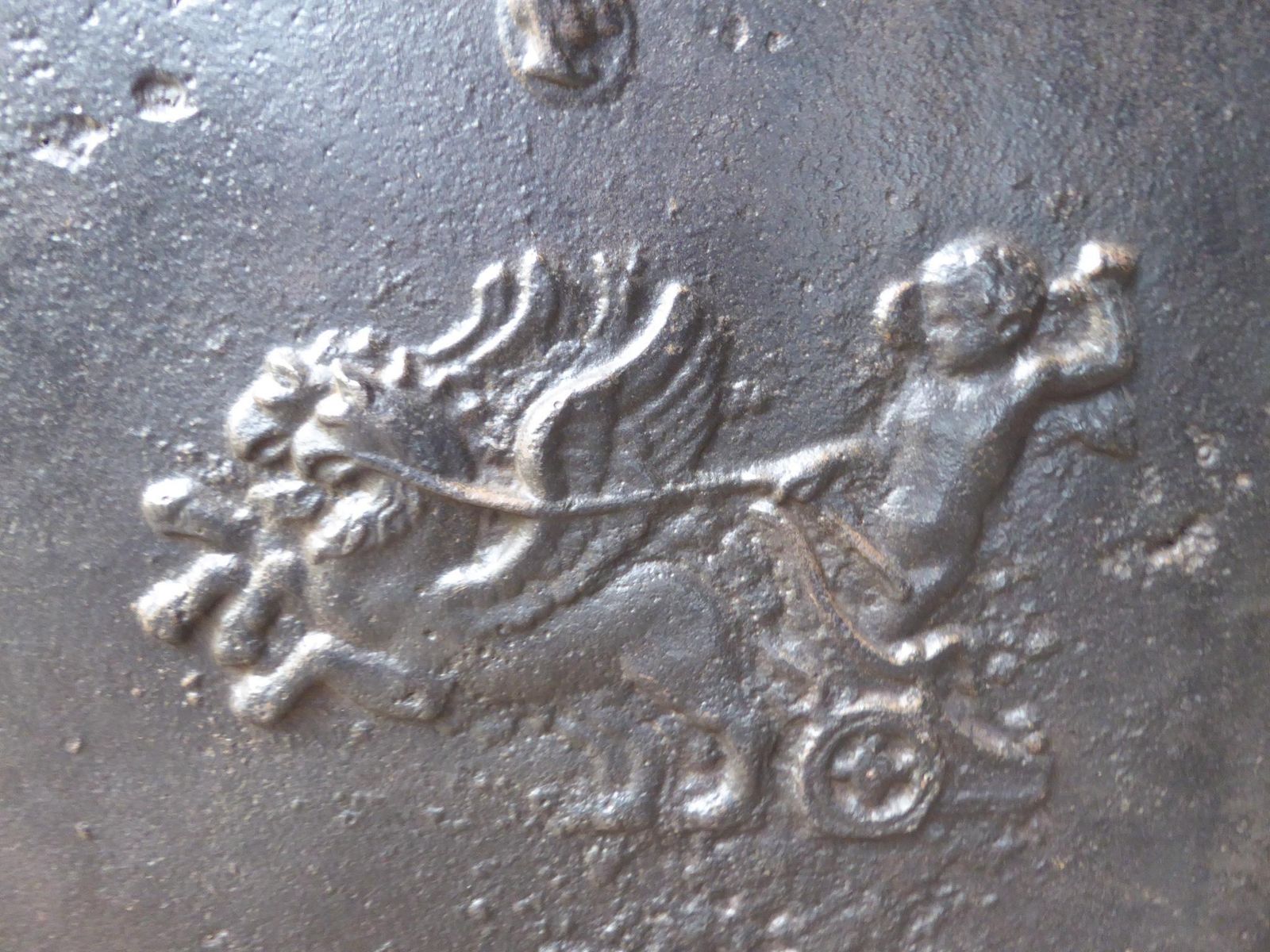18th Century French Louis XV 'Cupid' Fireback / Backsplash photo 491.0