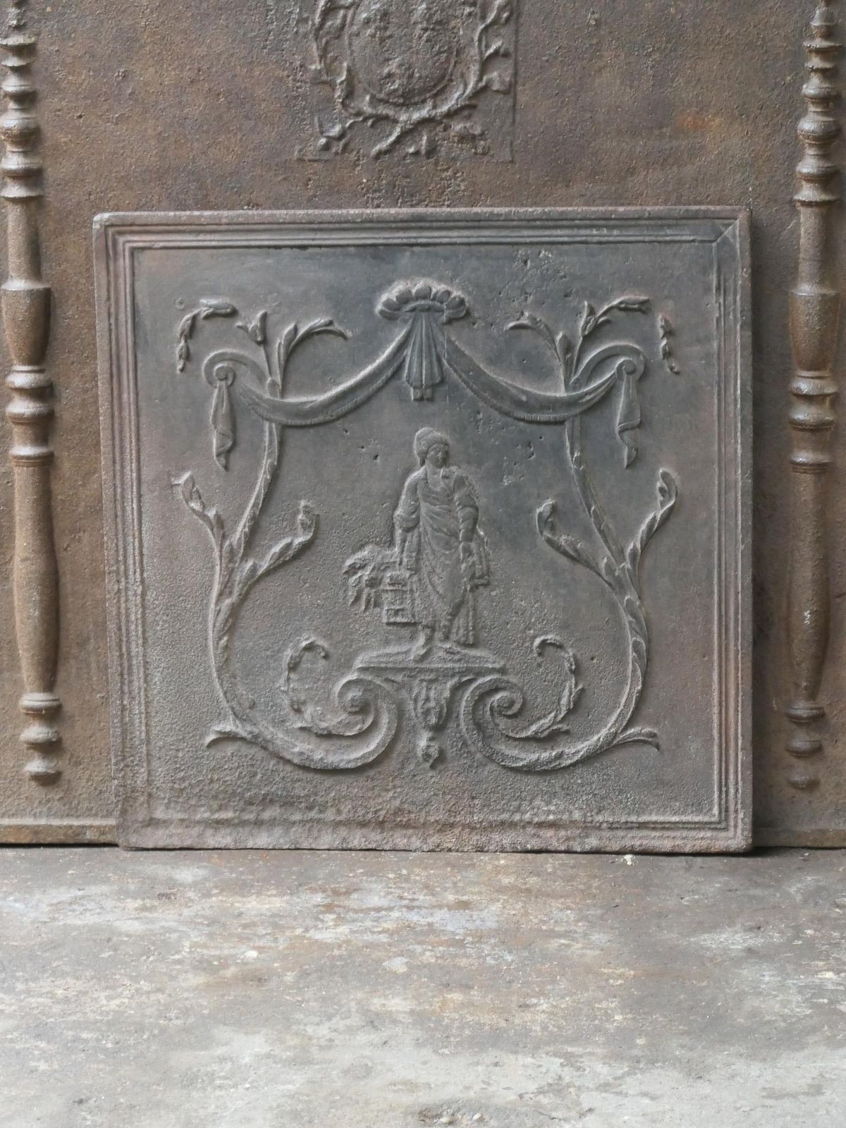 19th Century French Napoleon III Fireback / Backsplash photo furniture