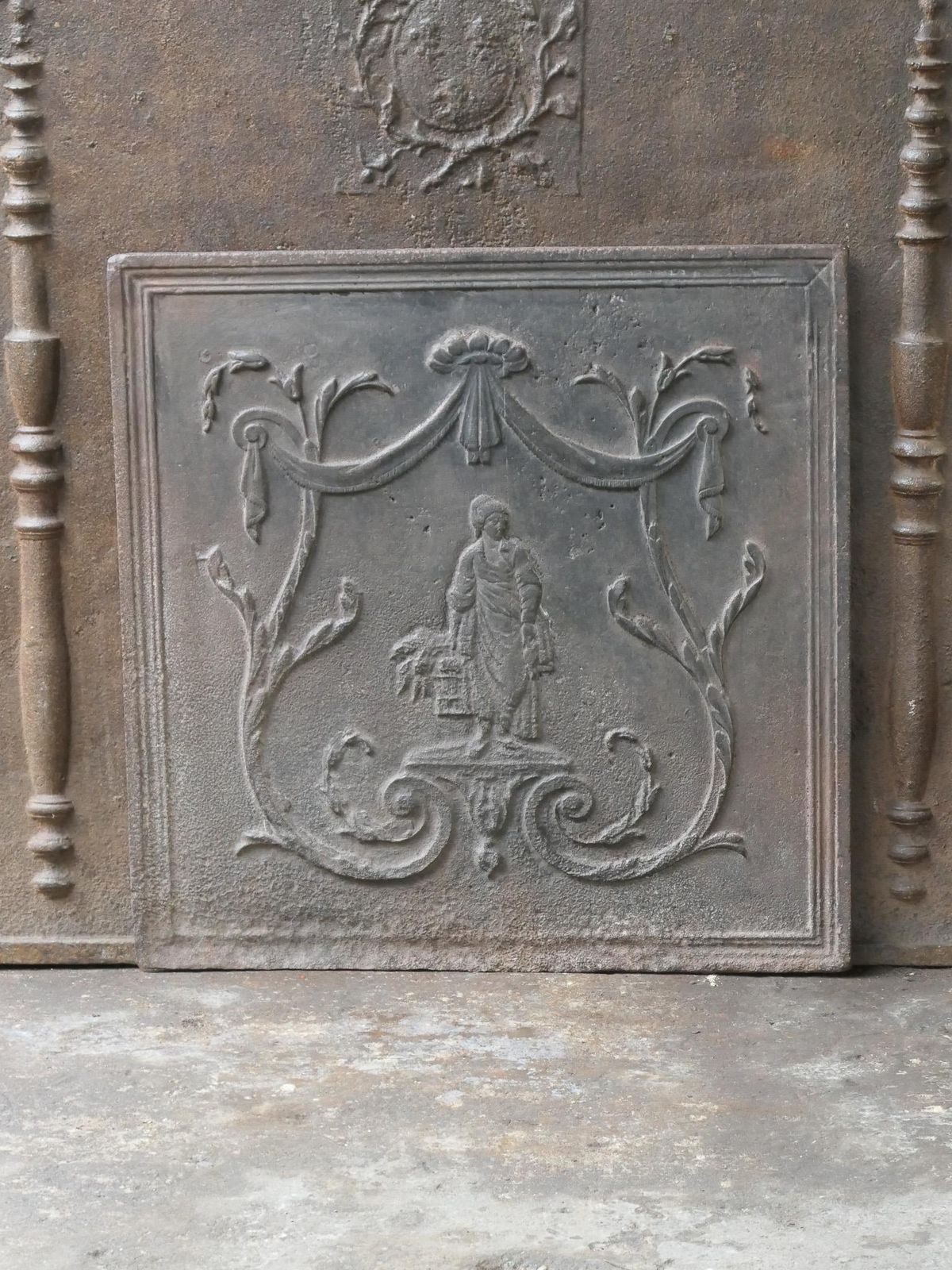 19th Century French Napoleon III Fireback / Backsplash photo for sale