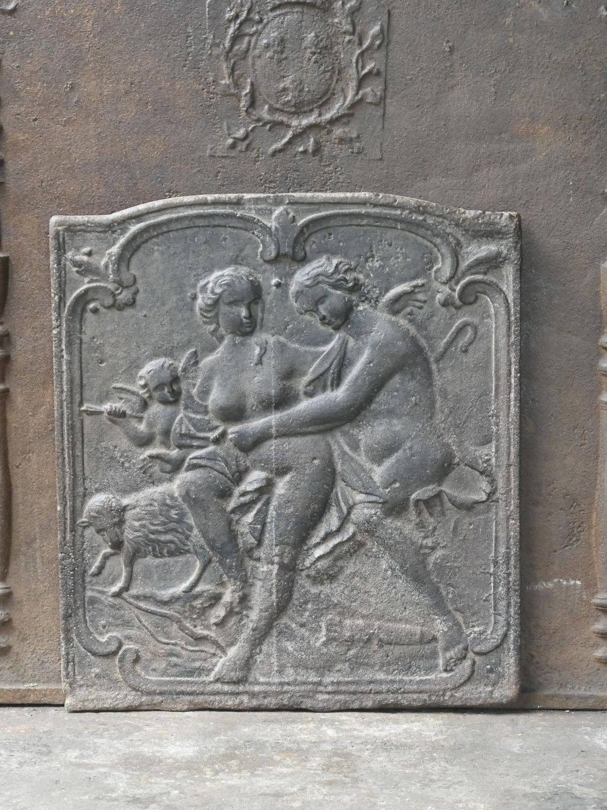 18th Century French Louis XV Period Fireback / Backsplash photo for sale