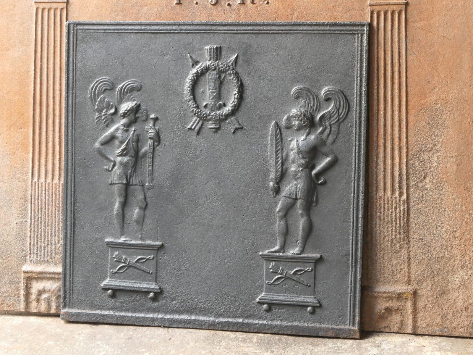 Antique French Neoclassical Fireback / Backsplash, 18th   19th Century photo buy