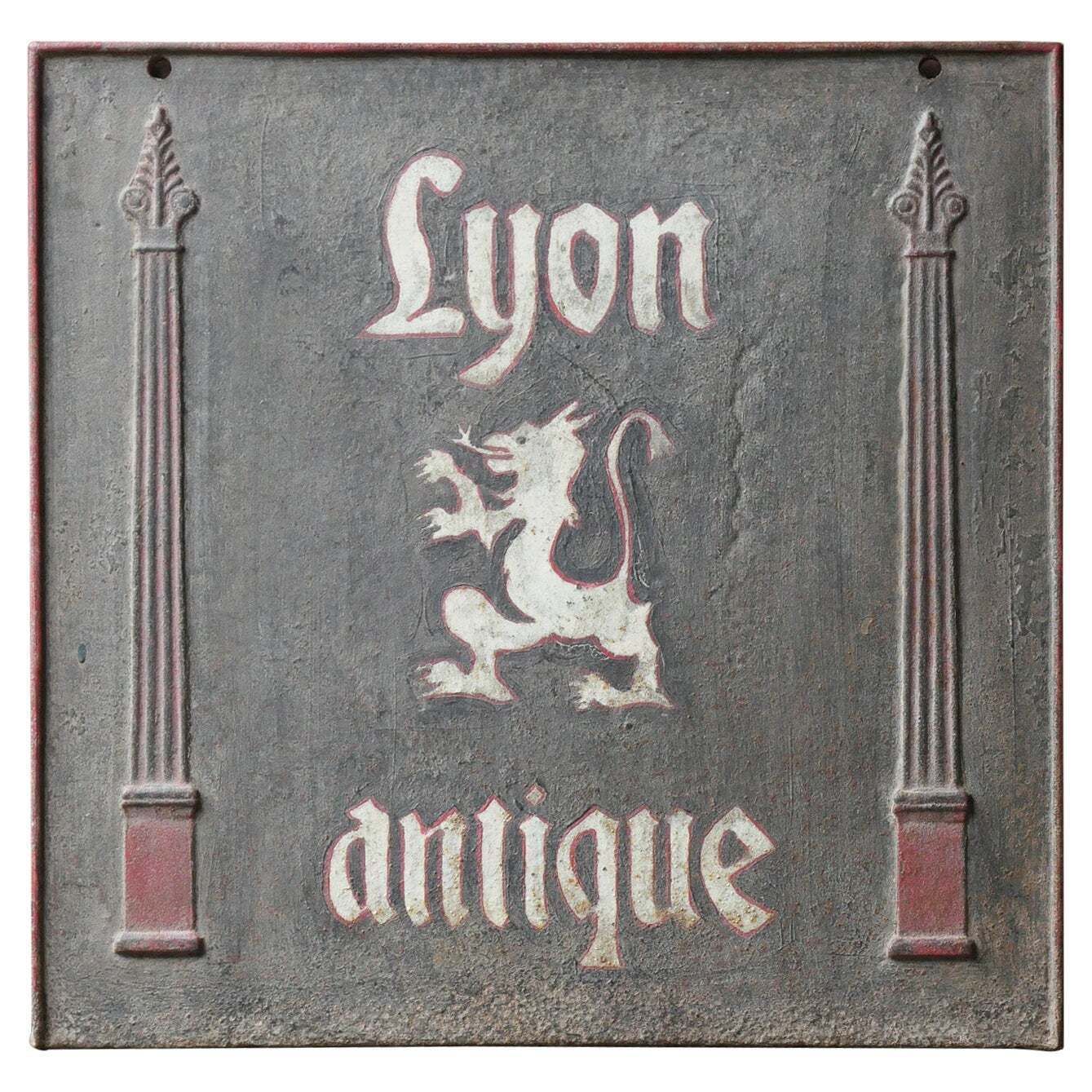 Antique French Neoclassical Fireback / Backsplash, 18th   19th Century
