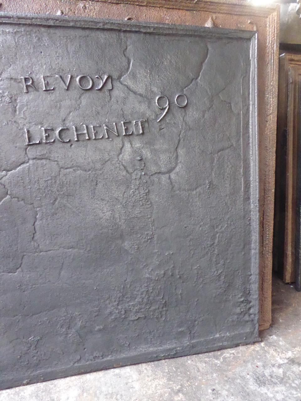 18th Century French Neoclassical 'Marriage' Fireback / Backsplash photo for sale