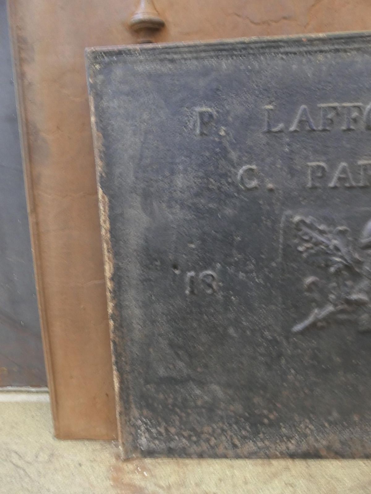 photo for sale 19th Century 'French Revolution' Fireback / Backsplash