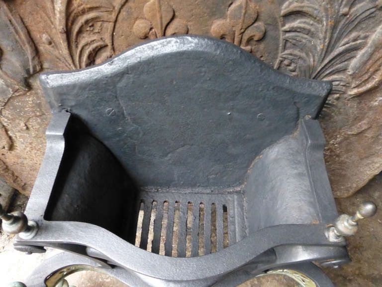 19th Century English Victorian Fireplace Grate, Fire Grate photo 1093.0