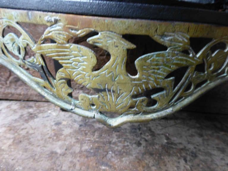 19th Century English Victorian Fireplace Grate, Fire Grate photo vinterior
