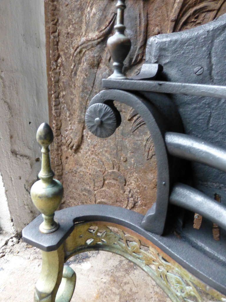 19th Century English Victorian Fireplace Grate, Fire Grate photo buy