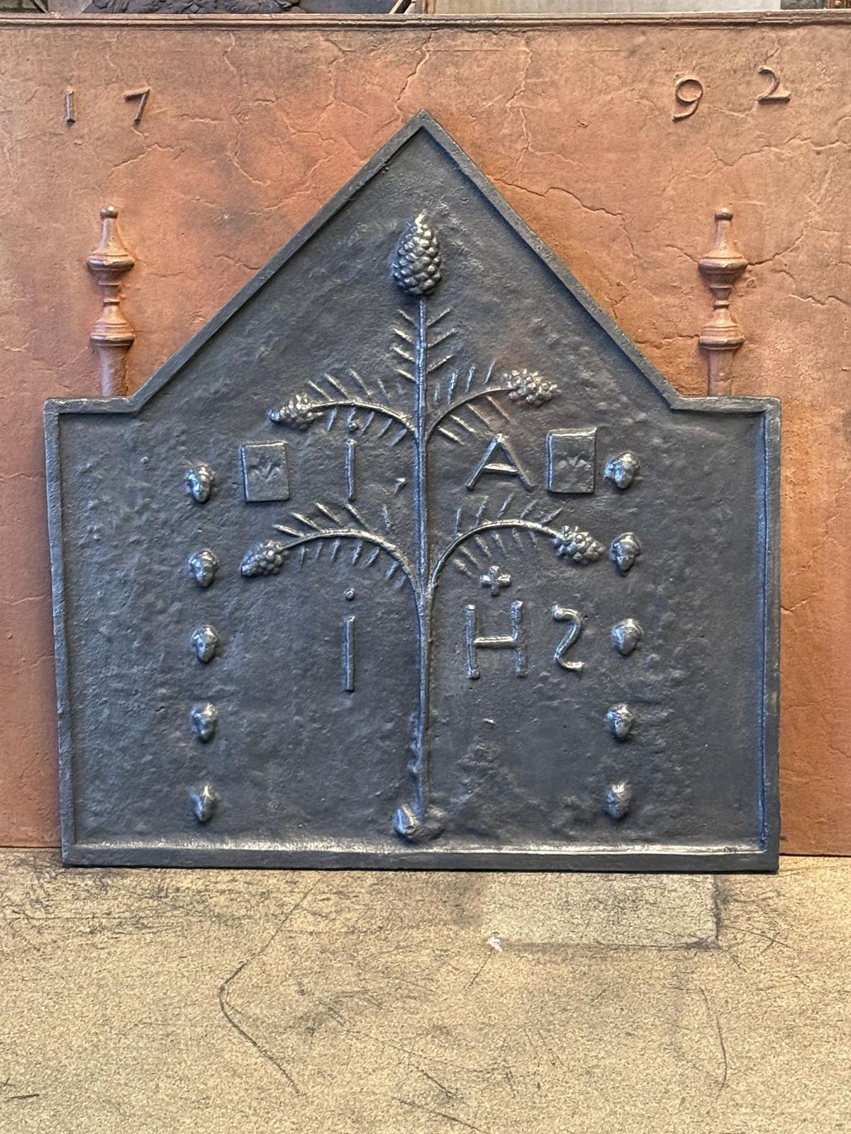 French Gothic Arms Fireback photo Home Fixtures