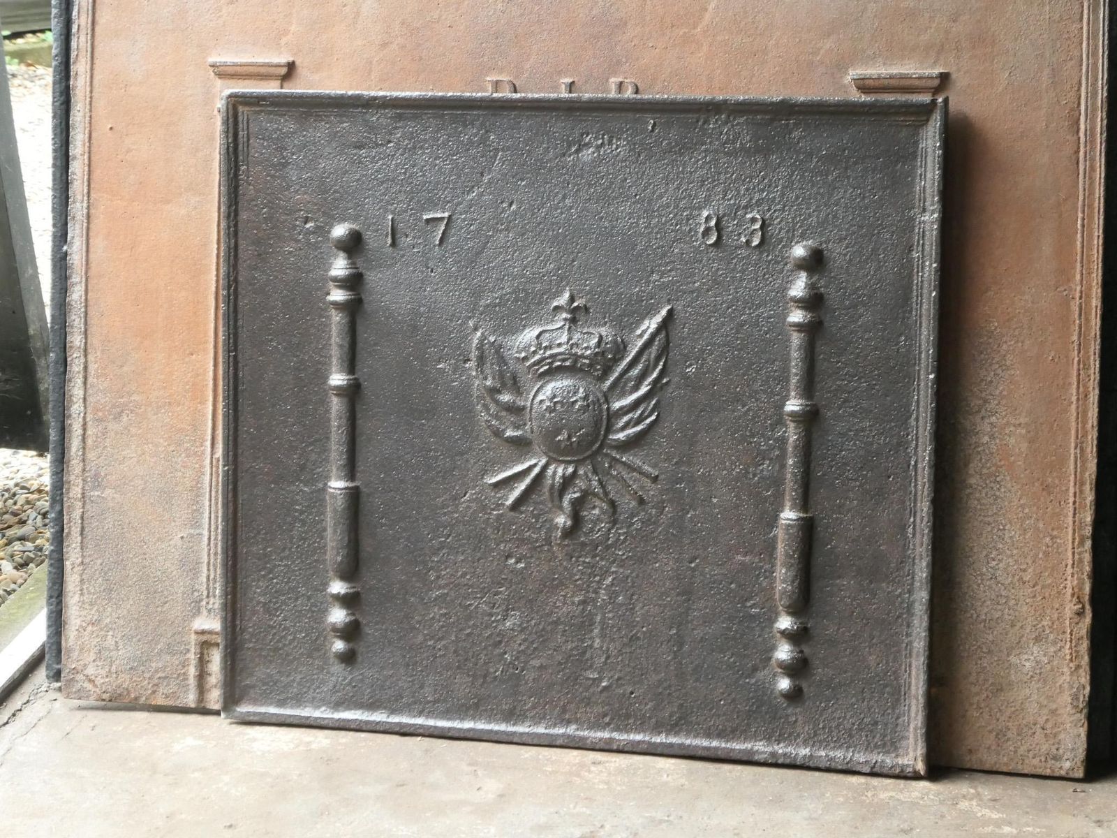 18th Century French Louis XV 'Arms Of France' Fireback / Backsplash photo 1258.0
