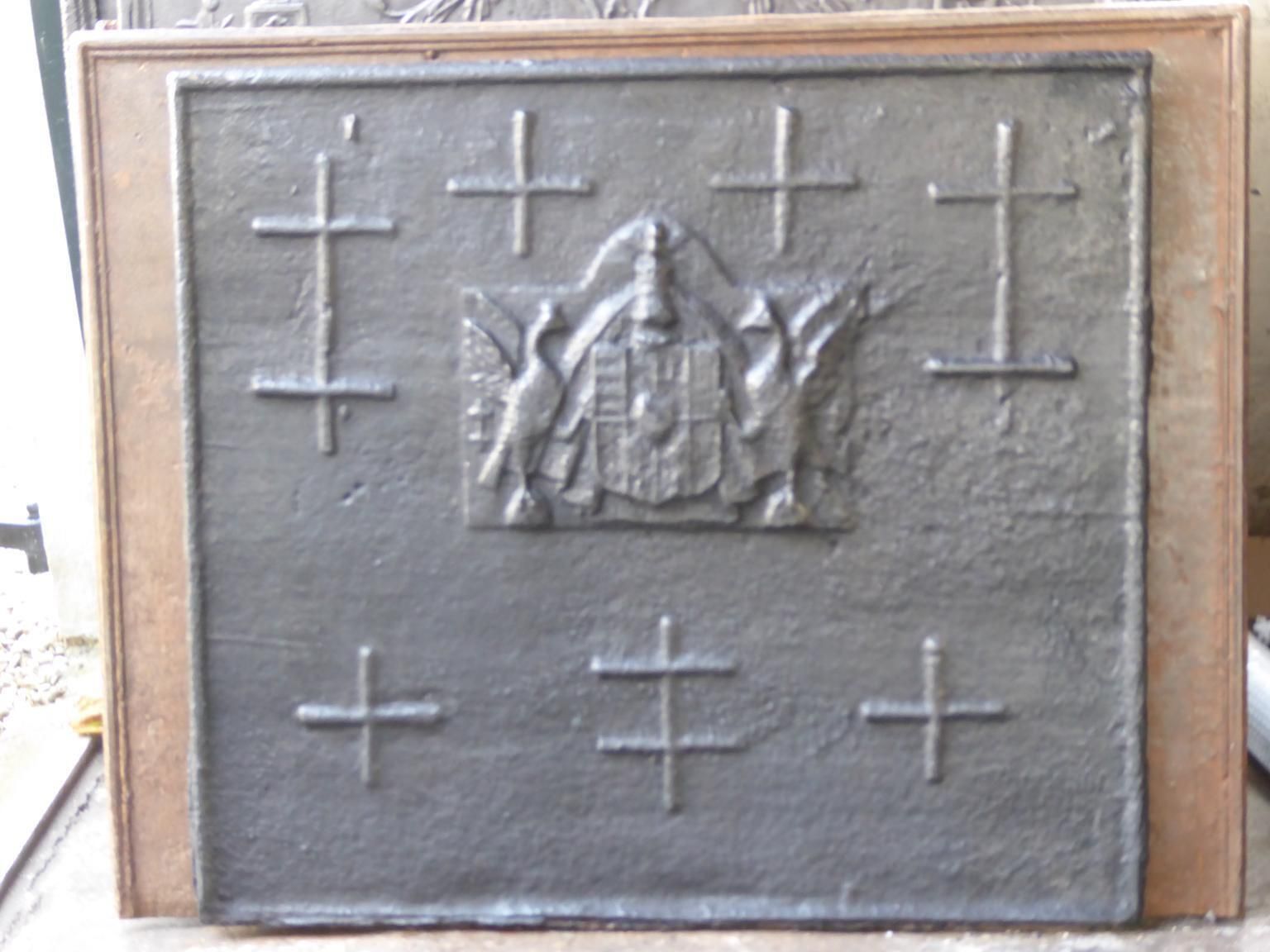 17th Century French 'Arms Of Lorraine' Fireback / Backsplash photo furniture
