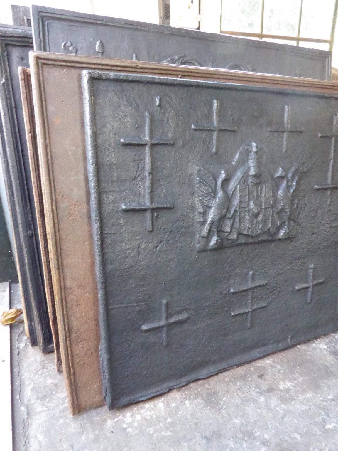17th Century French 'Arms Of Lorraine' Fireback / Backsplash photo buy