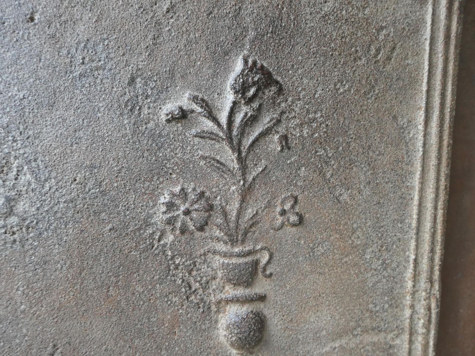 Large French Louis XV Period Fireback / Backsplash, 18th Century photo 1429.0