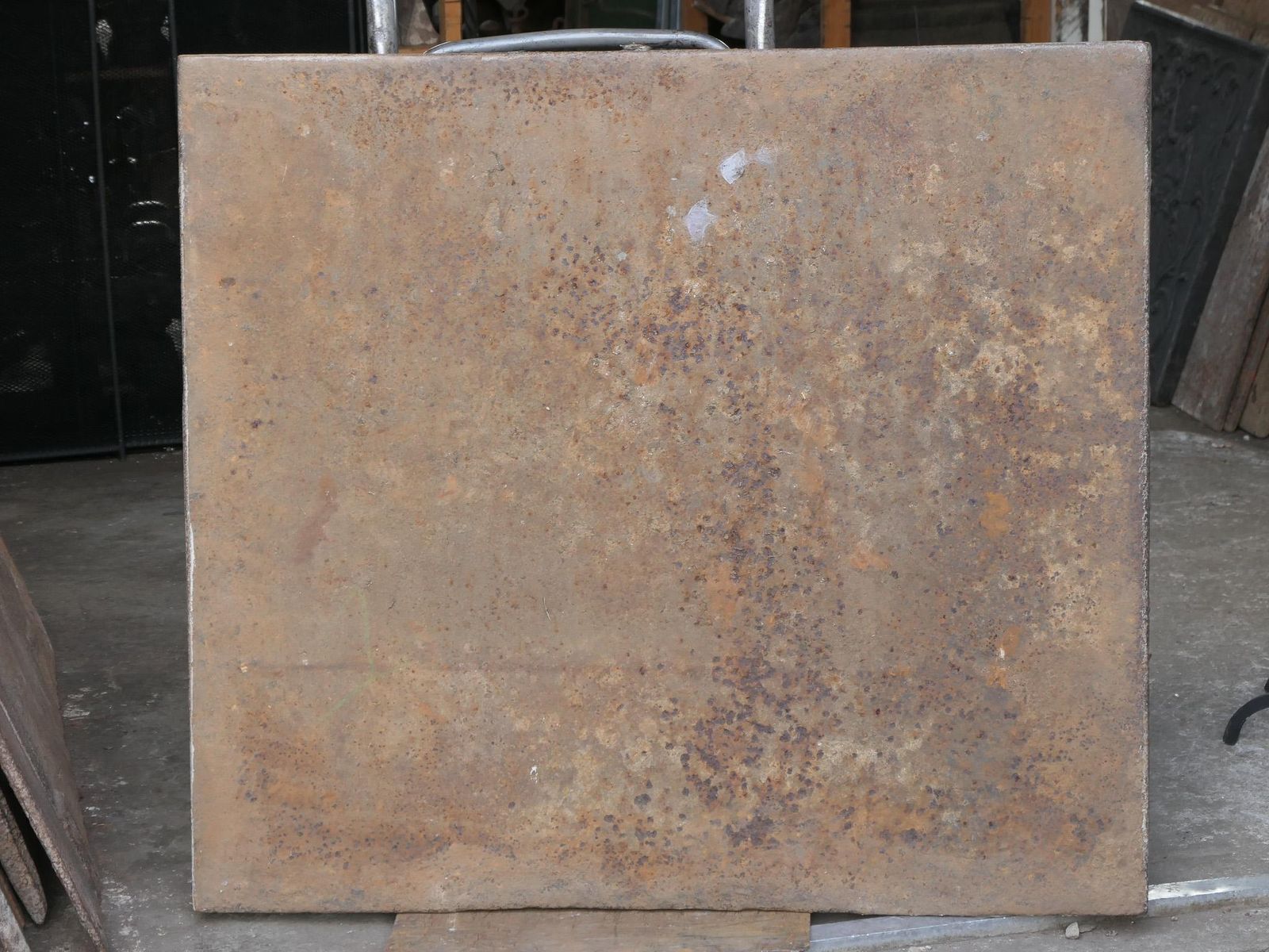 photo for sale Large French Louis XV Period Fireback / Backsplash, 18th Century