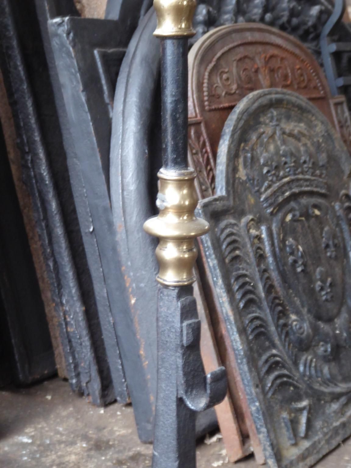 Large French Renaissance Period Fireplace Grate Or Fire Basket, 16th   17th C. photo furniture
