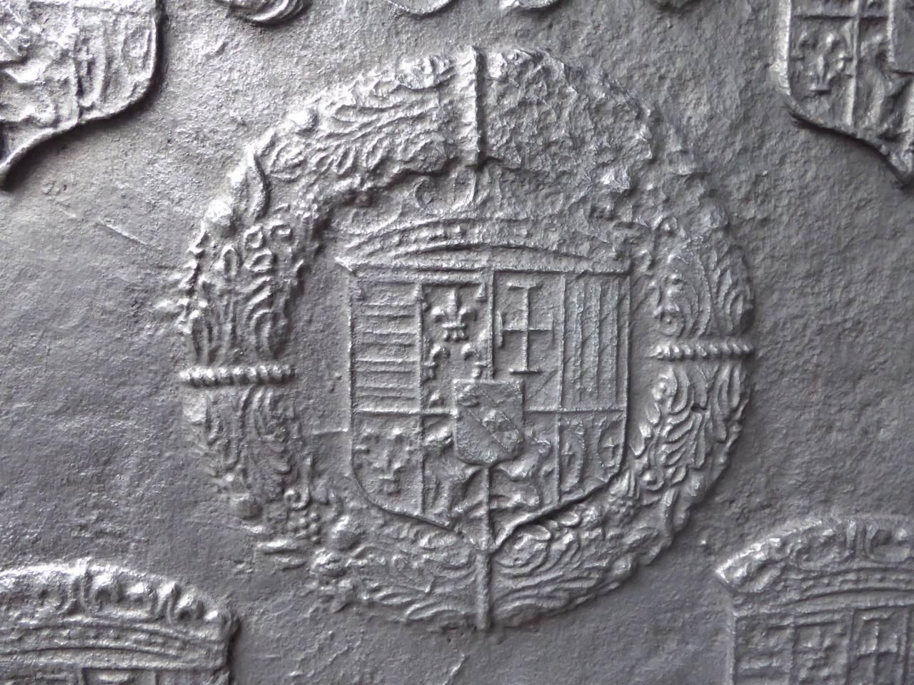16th 17th Century French 'Arms Of Lorraine' Fireback / Backsplash photo 3199.0
