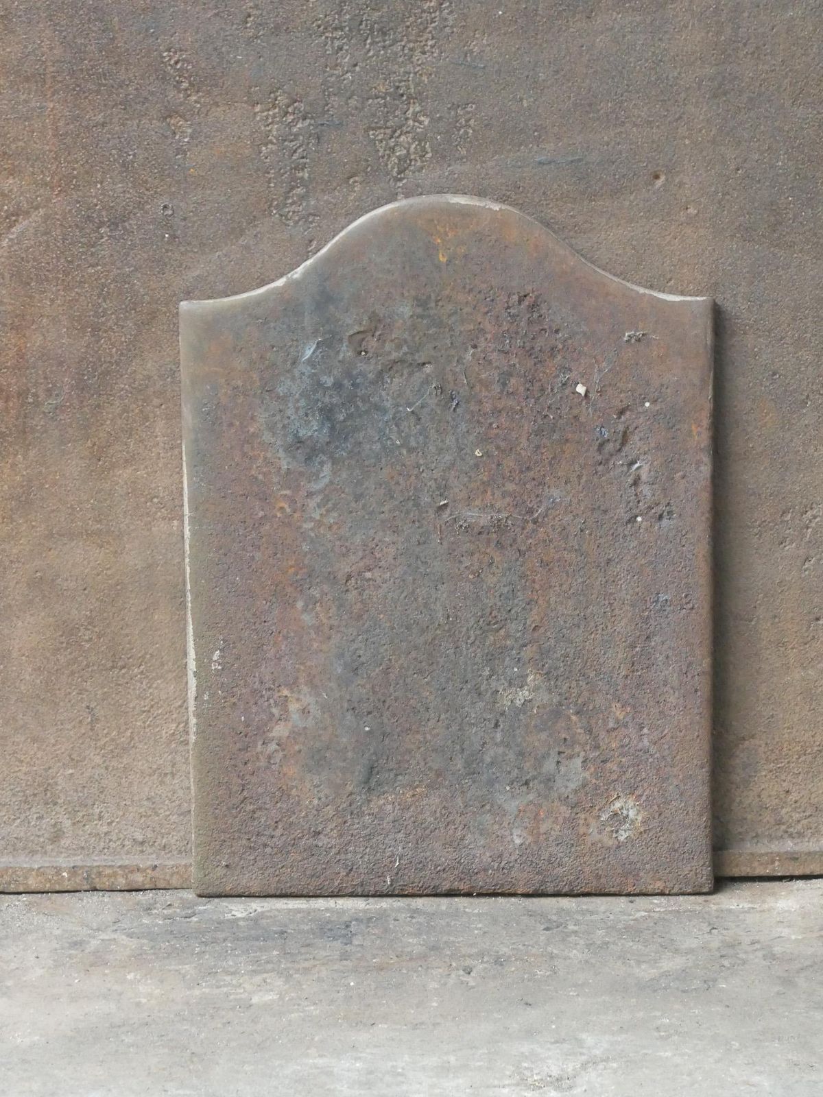 photo for sale Antique French Napoleon III 'Good Samaritan' Fireback / Backsplash, 19th C.