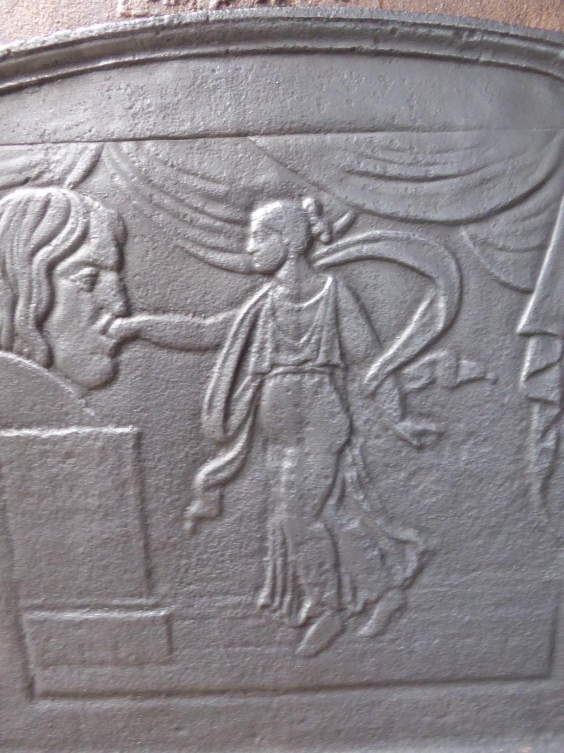 19th Century French 'Bocca Della Verità' Fireback / Backsplash photo 422.0