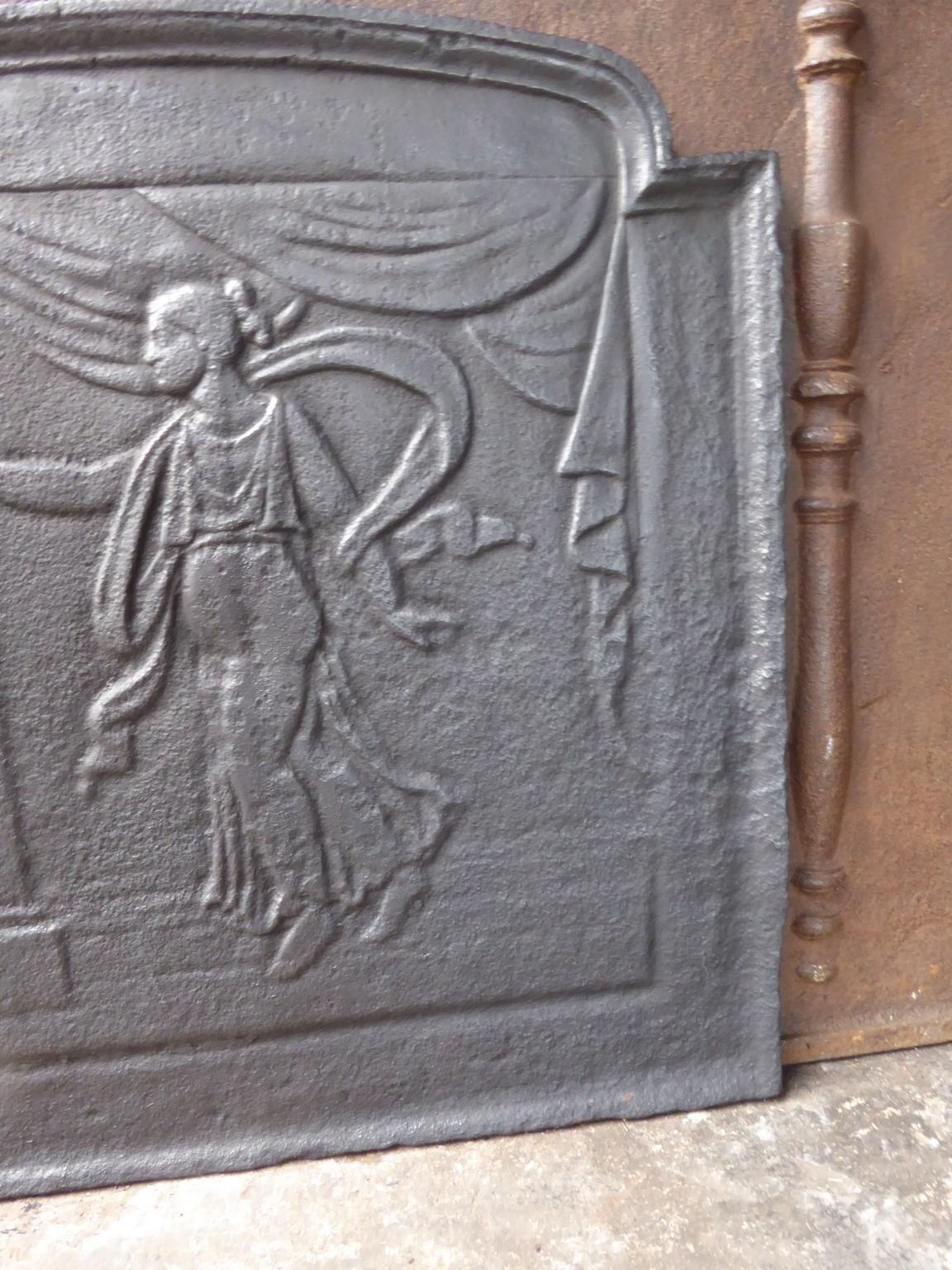 19th Century French 'Bocca Della Verità' Fireback / Backsplash photo vinterior