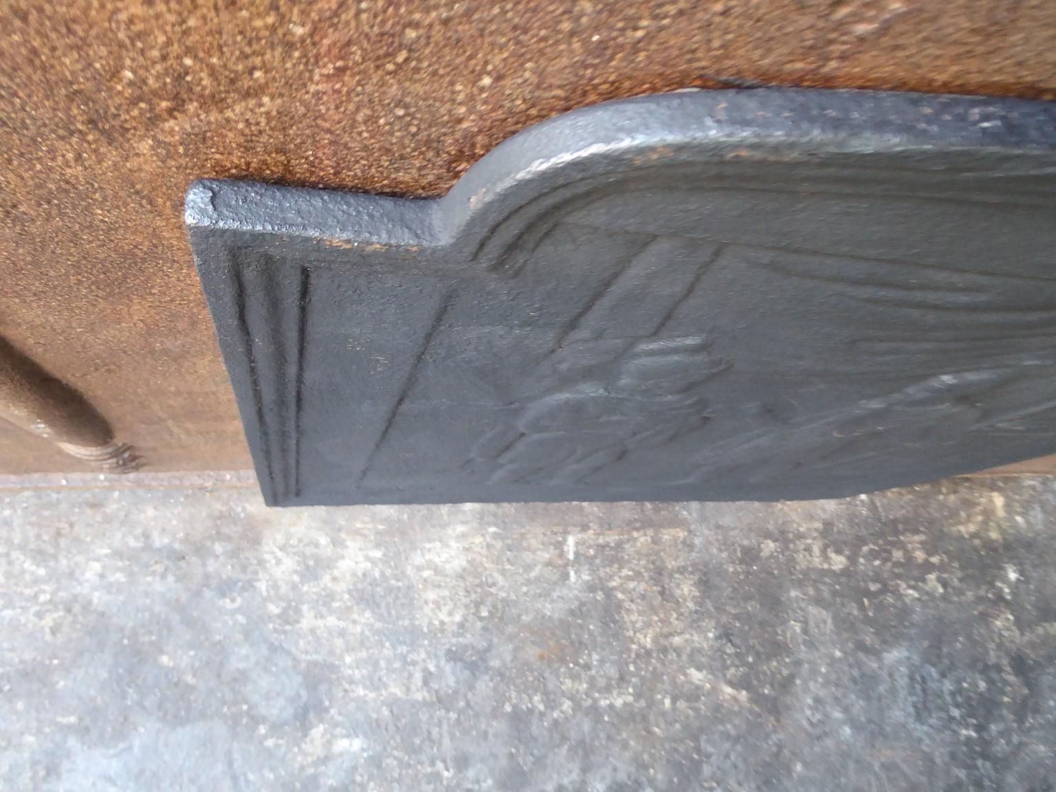 19th Century French 'Roman Scene' Fireback / Backsplash photo vinterior