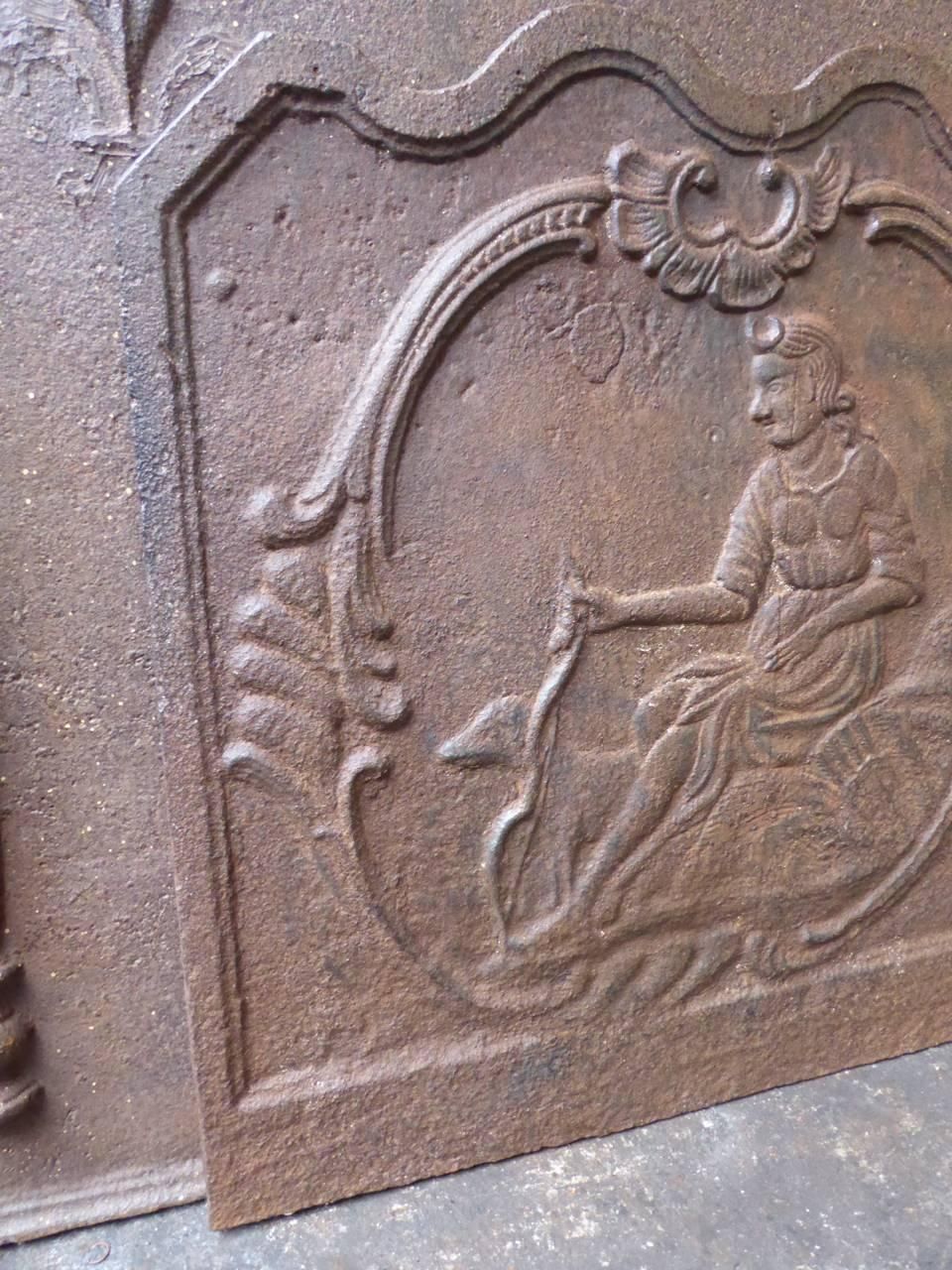 19th Century French Neoclassical 'Diana' Fireback / Backsplash photo buy