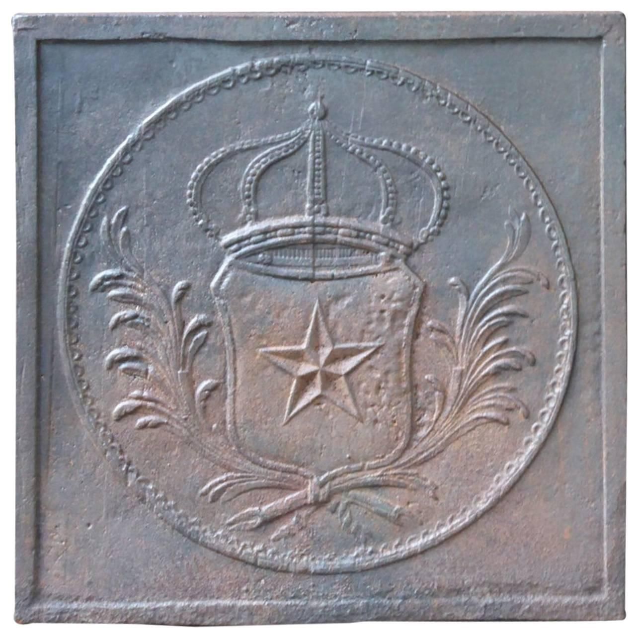 19th Century, French 'Arms Of France' Fireback / Backsplash