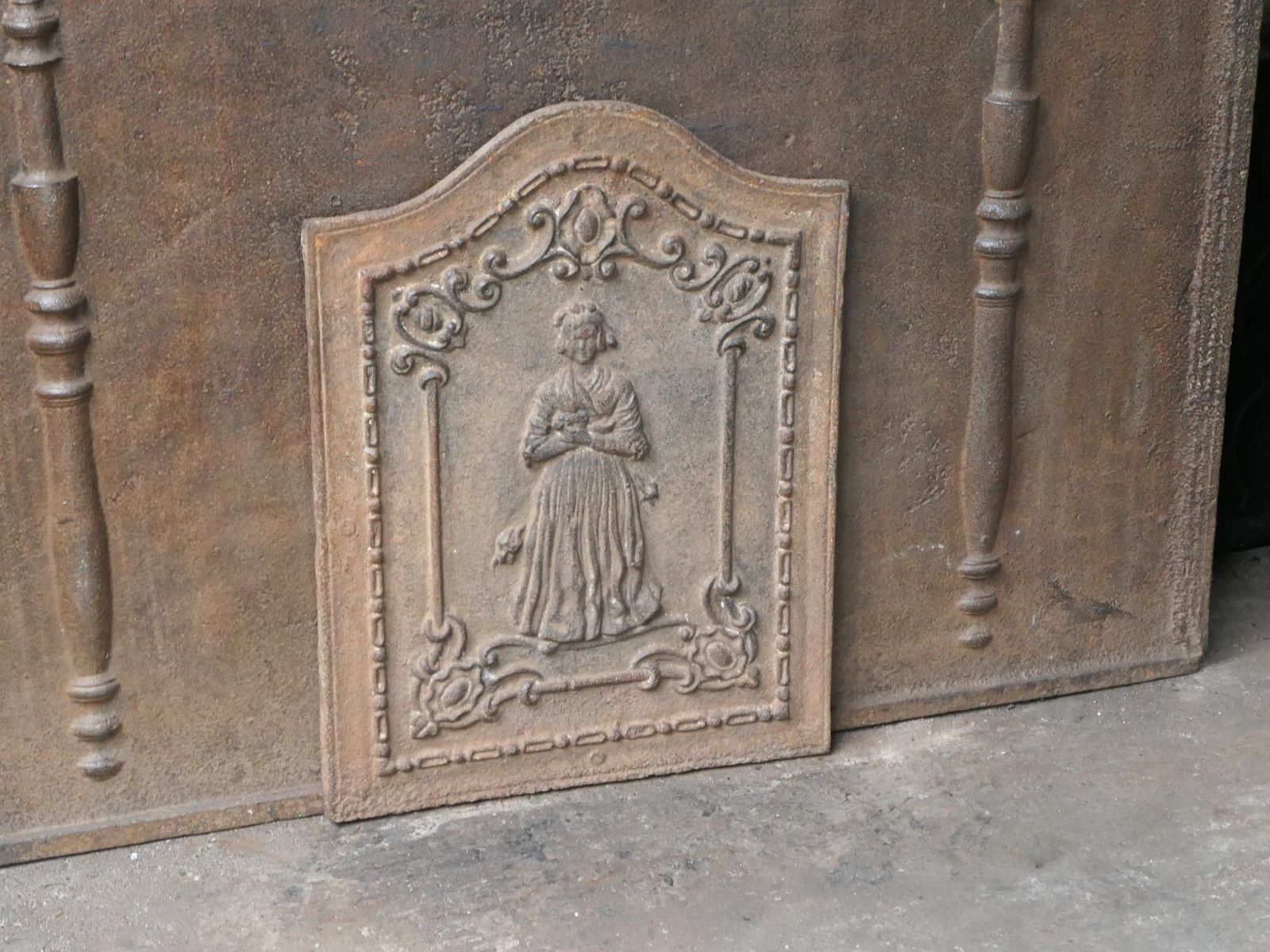 French Napoleon III Period Fireback / Backsplash, 19th C. photo vinterior