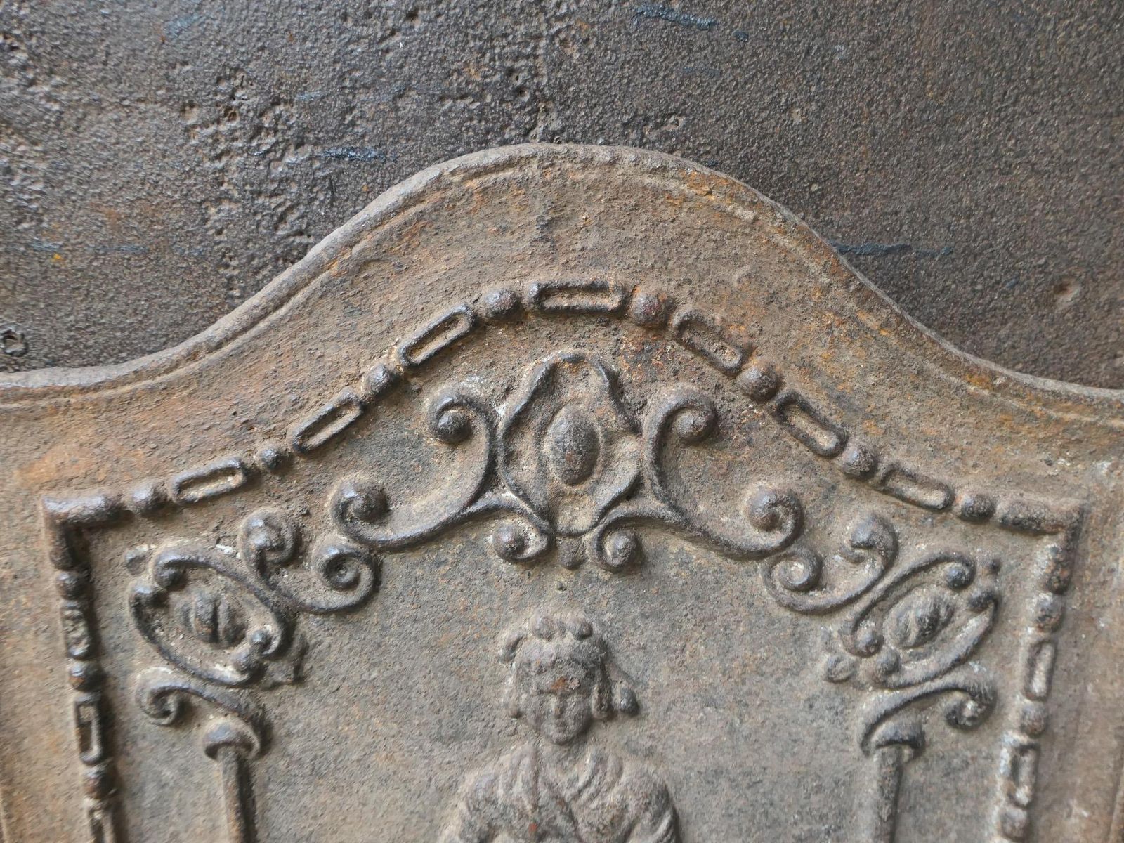 French Napoleon III Period Fireback / Backsplash, 19th C. photo buy