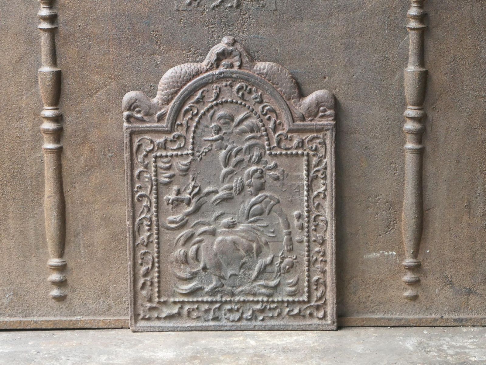 18th Century French Louis XV Period Fireback / Backsplash photo Home Fixtures