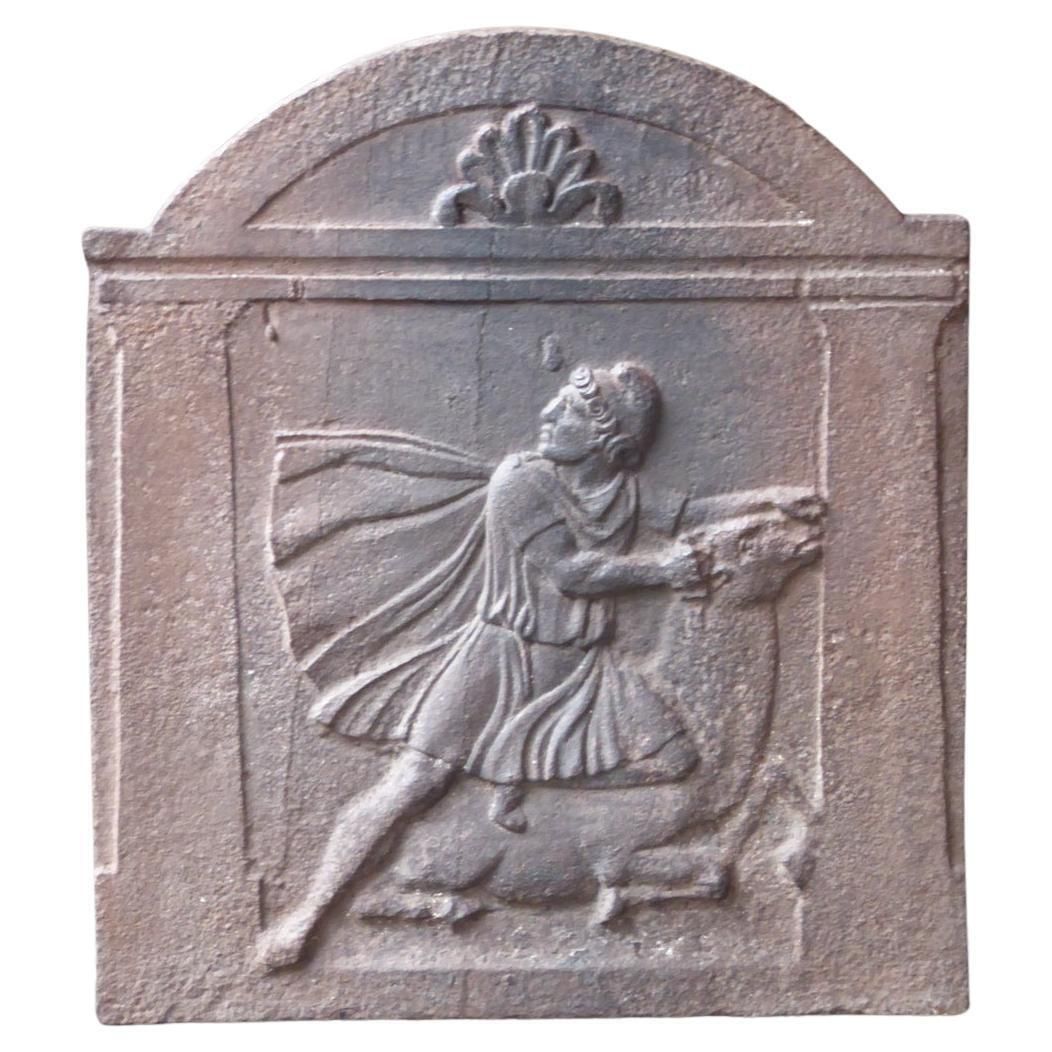 Antique French Neoclassical Fireback / Backsplash, 18th 19th Century