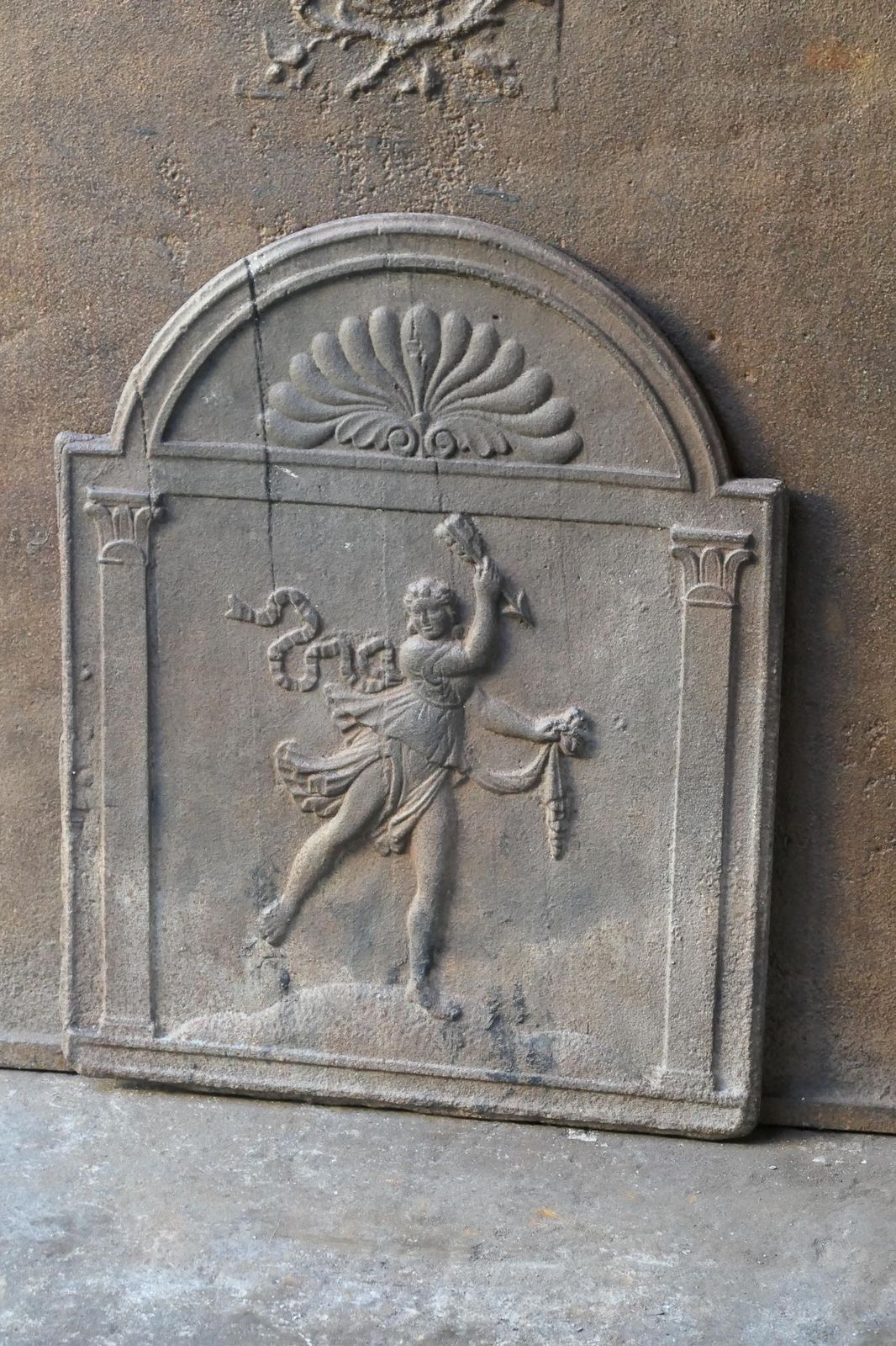Antique French Napoleon III Fireback / Backsplash, 19th Century photo for sale