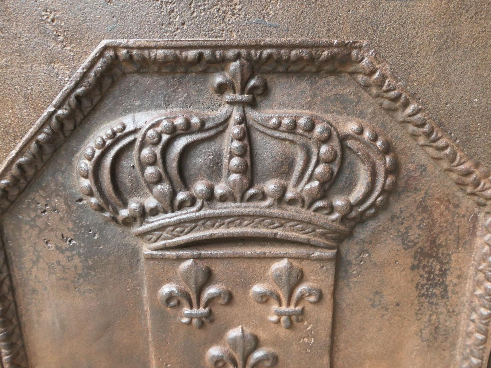 18th Century French Louis XV 'Arms Of France' Fireback / Backsplash photo buy
