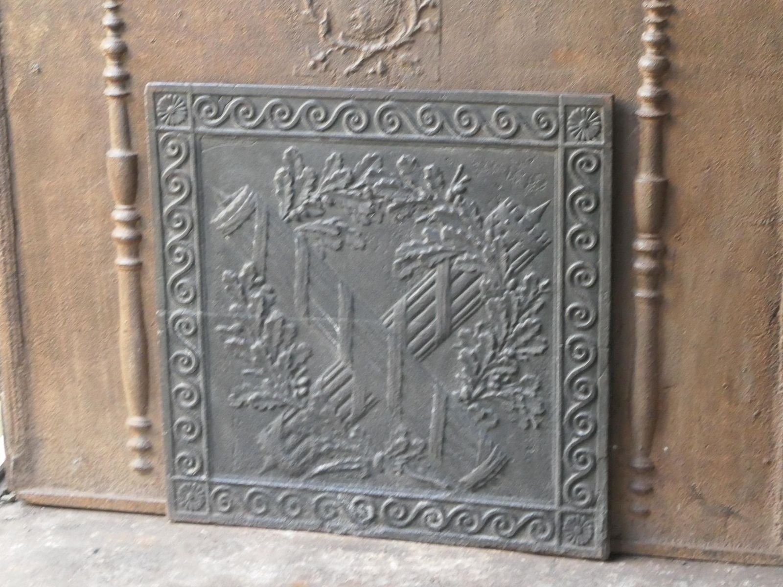 photo buy French Neoclassical 'Fasces' Fireback / Backsplash, 18th 19th Century