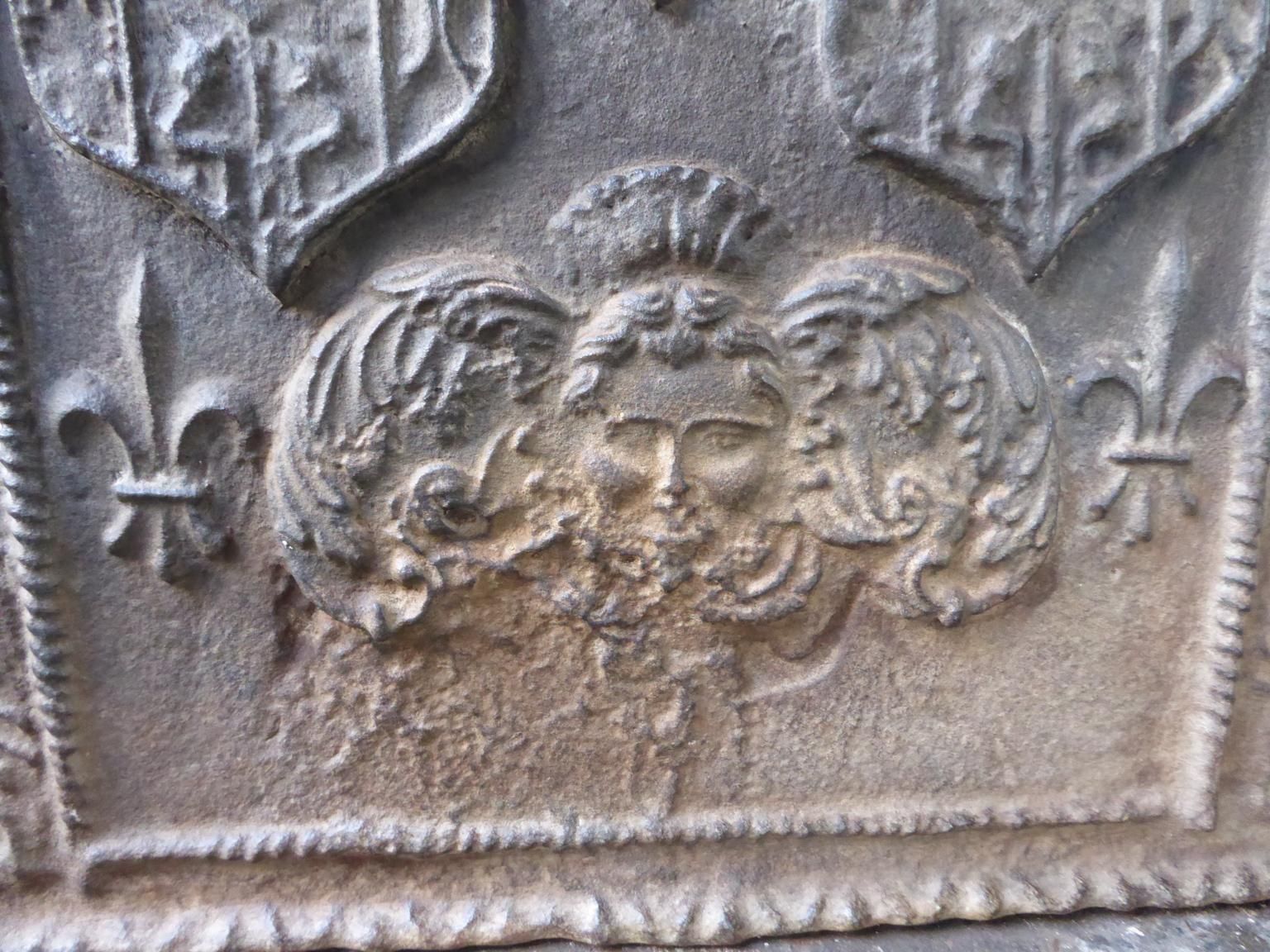 18th 19th Century French 'Arms Of Loraine' Fireback / Backsplash photo vinterior