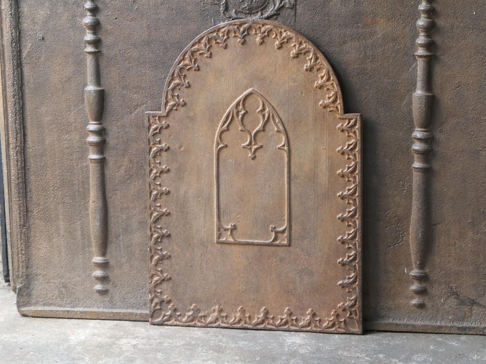 19th Century French Napoleon III Fireback / Backsplash photo furniture