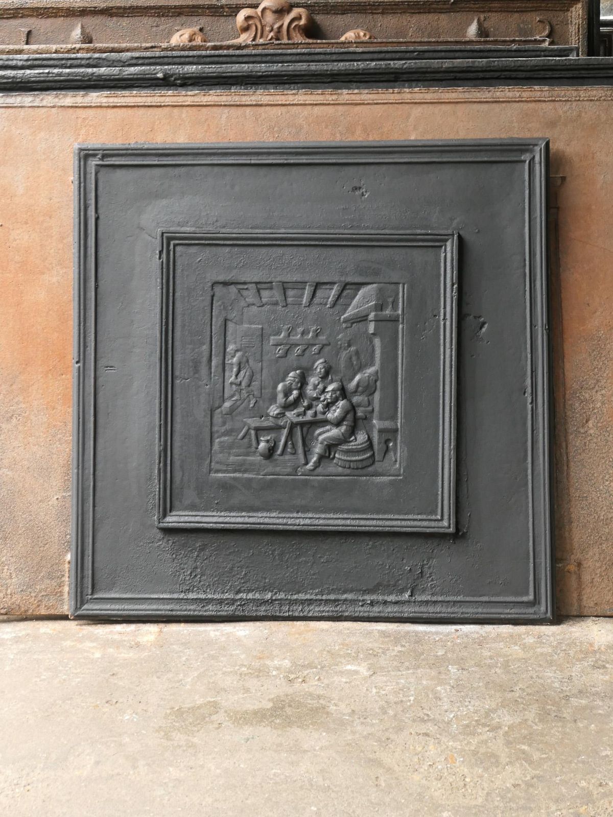 Antique French Napoleon III Style 'The Pub' Fireback / Backsplash photo furniture