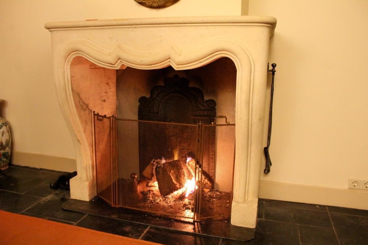 Elegant French Iron Fire Screen, New, Handmade, 22" To 35" Wide,  22.4" Tall photo vintage