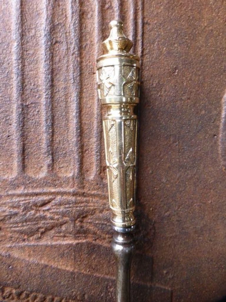 19th Century English Victorian Fireplace Poker photo for sale