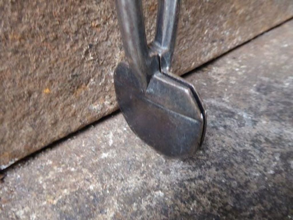 19th Century English Fireplace Tongs photo for sale