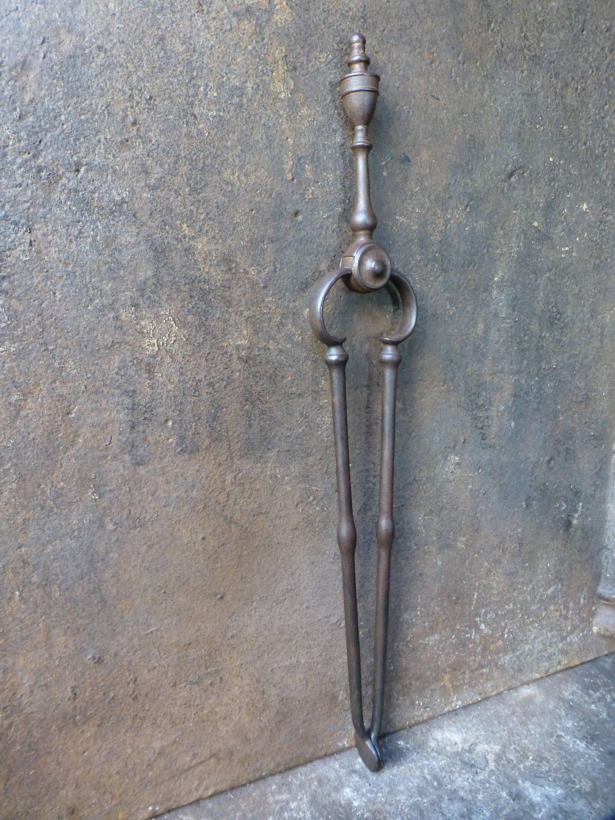 19th Century English Fire Tongs, Pince photo furniture