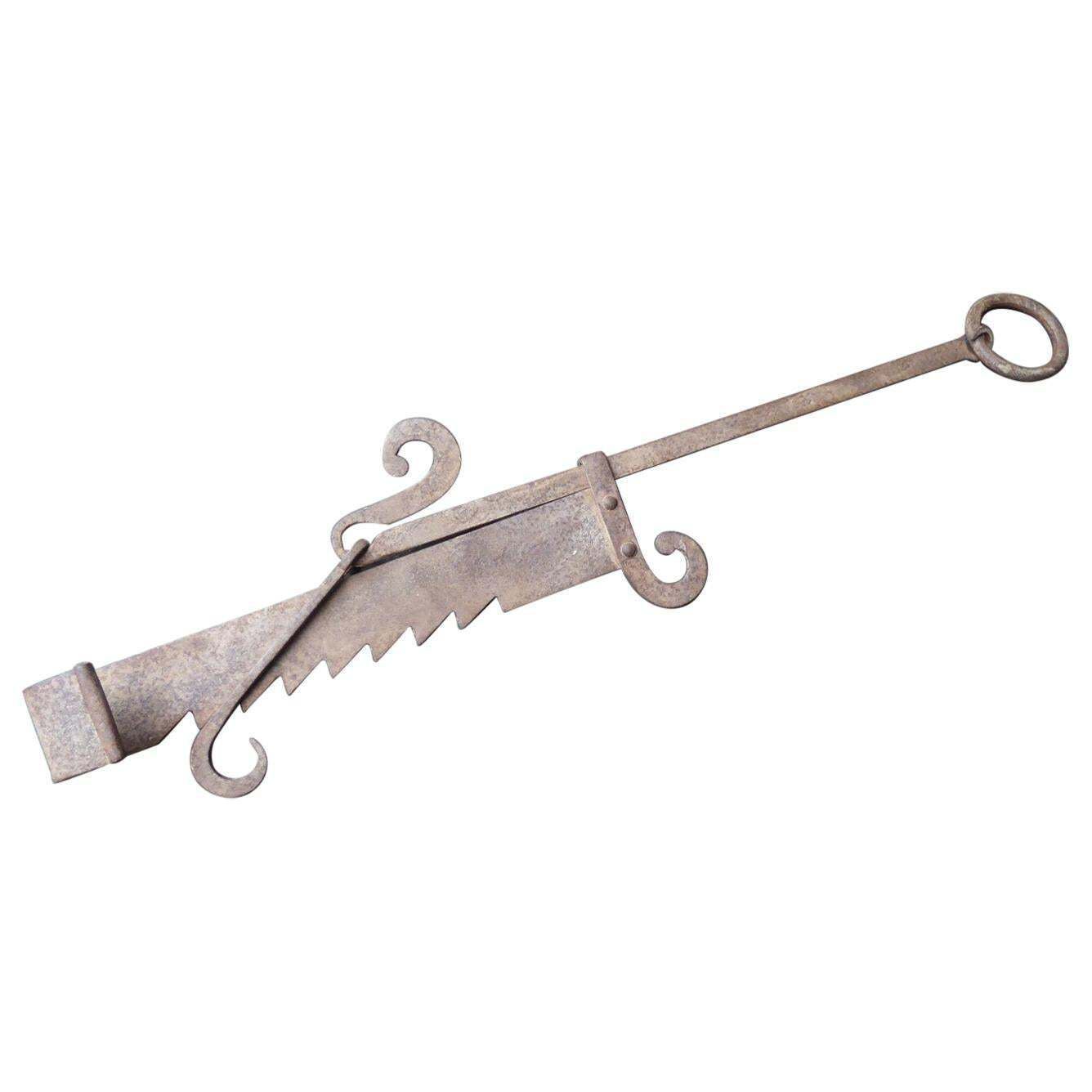 18th Century French Fireplace Trammel Or Hanger