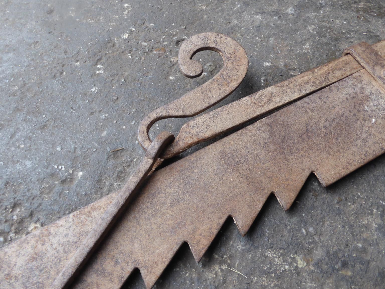 18th Century French Fireplace Trammel Or Hanger photo Home Fixtures