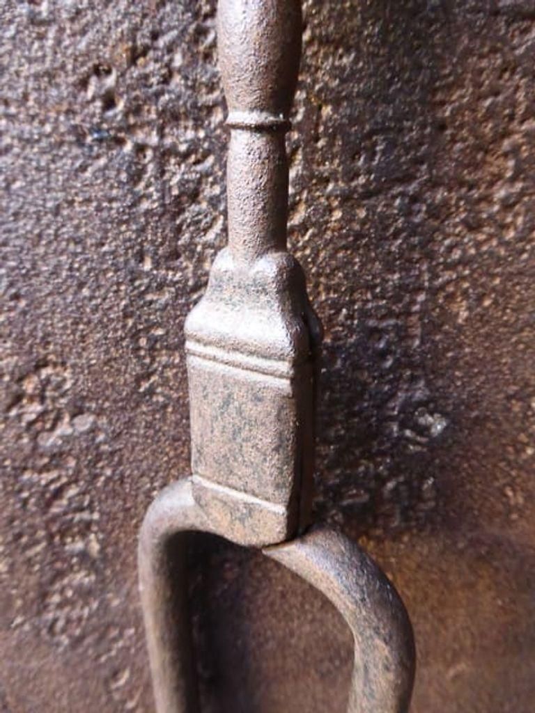 18th Century Dutch Fire Tongs Or Fireplace Tongs photo 235.0