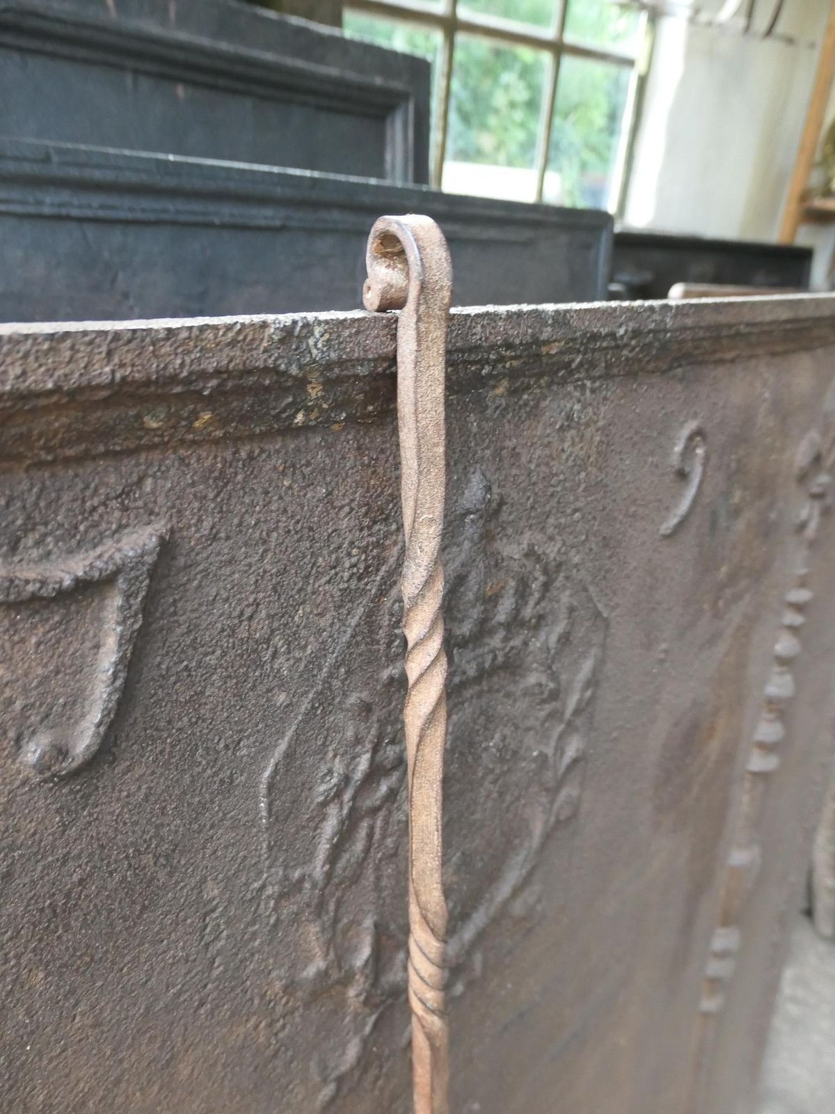 Large 17th Century French Fireplace Pot Hook photo Home Fixtures