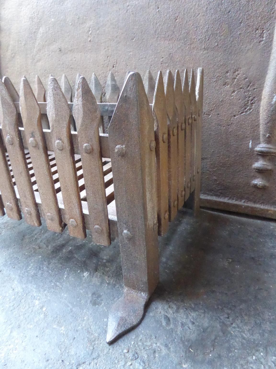 photo furniture English Neo Gothic Style Fireplace Grate, Fire Grate