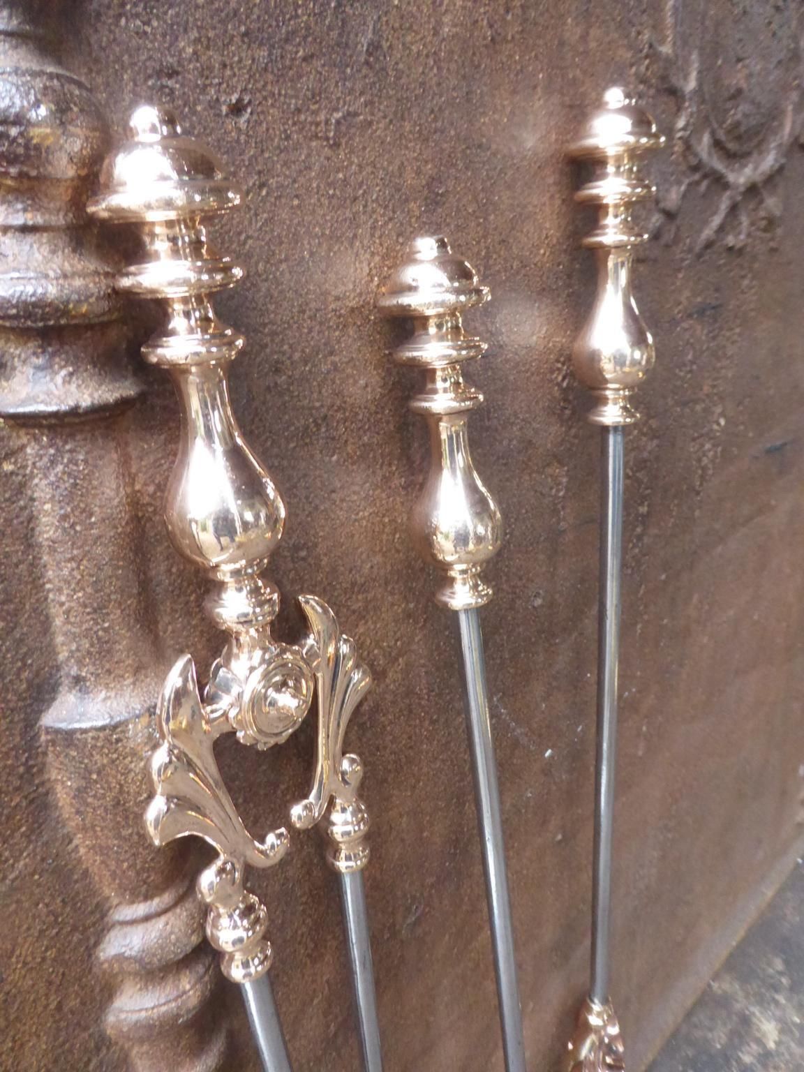 English Art Nouveau Fireplace Tools Or Fire Tools, Early 20th Century photo furniture